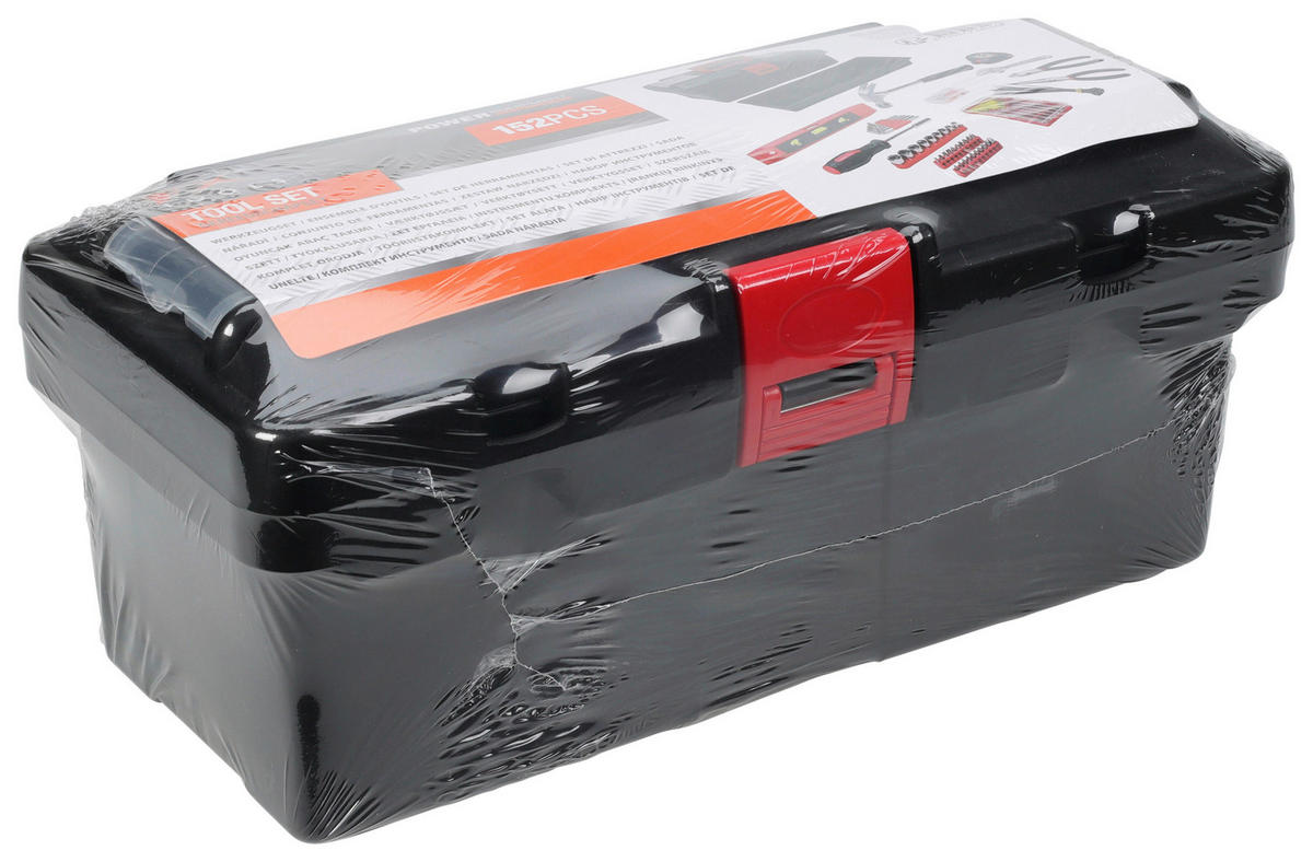 Werkzeugset B/H/L: ca. 34x17x15 cm 152 tlg. Werkzeugset_152tlg. - rot/schwarz (15,00/34,00/17,00cm)