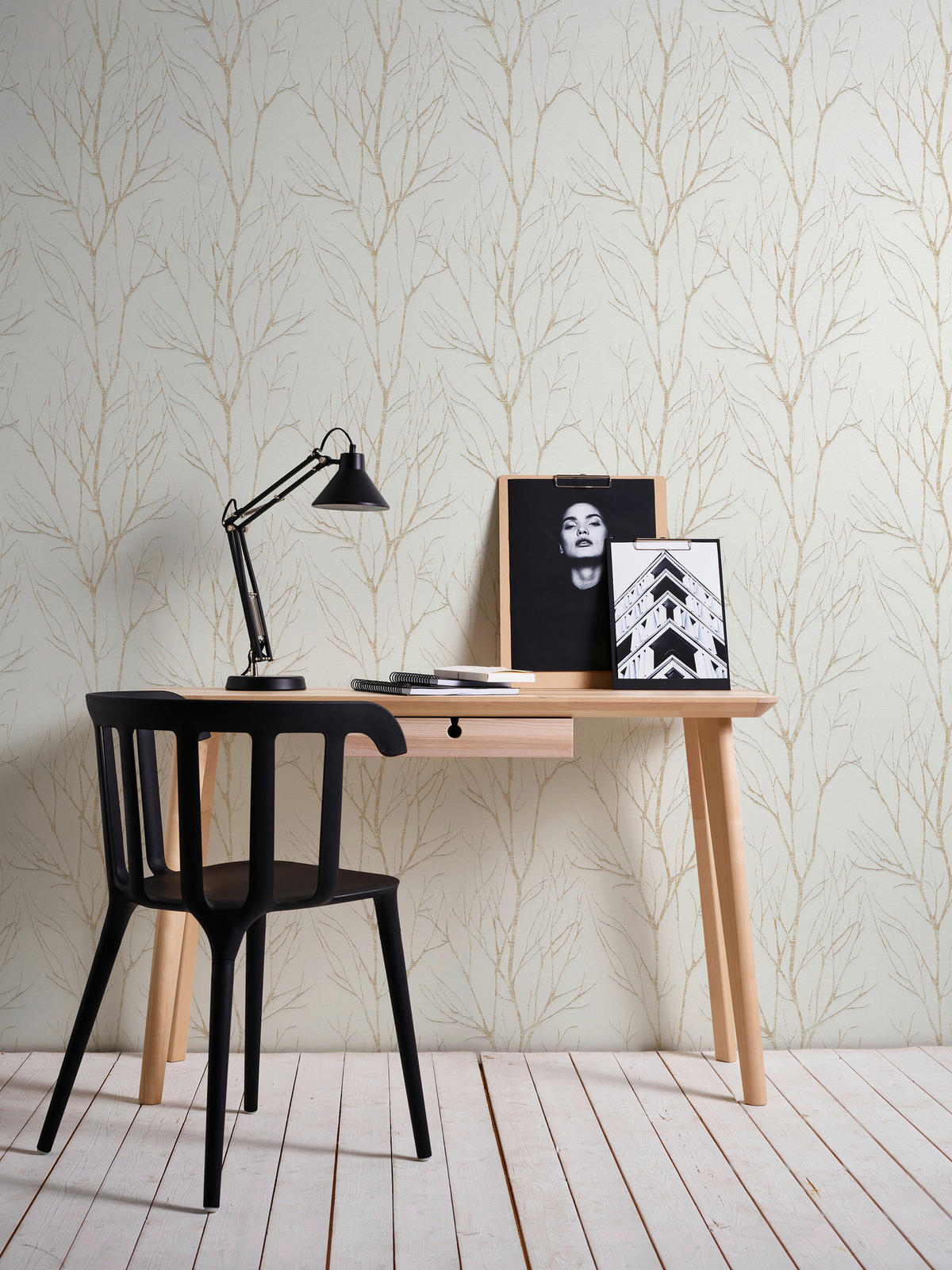 A.S.Creation Vliestapete Blooming Wald beige B/L: ca. 53x1005 cm Blooming - beige (53,00/1005,00cm) - A.S.Creation
