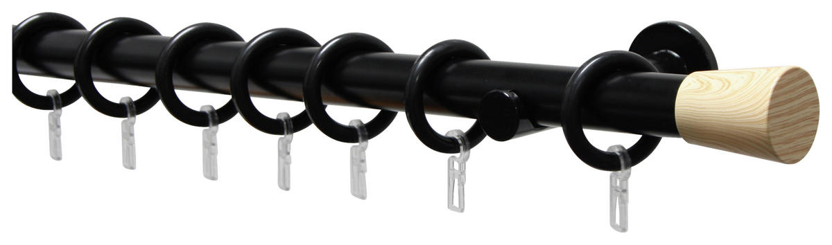 Stilgarnituren Mykonos Mykonos - schwarz (2,80cm) - Boviva