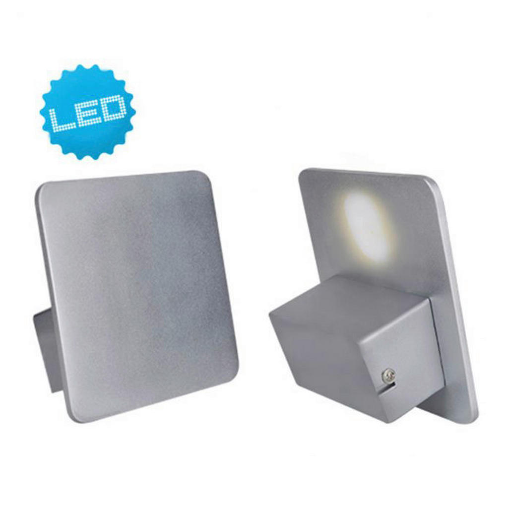 Thumbnail - Näve Leuchten LED Wandleuchte NV1154559 silber Aluminium B/H/T: ca. 14x6x14 cm 1 Brennstellen