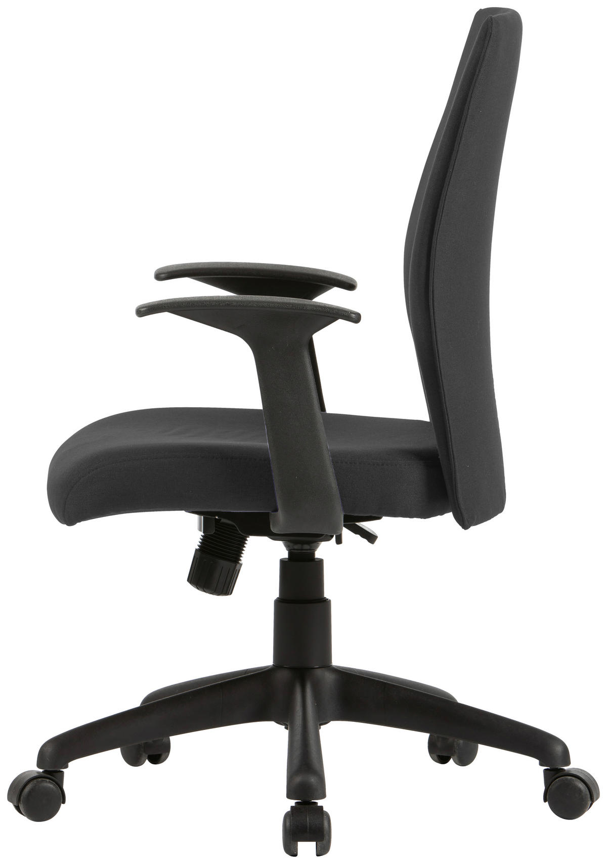 Chefsessel ROCKET schwarz schwarz Webstoff Kunststoff ROCKET - schwarz - byLIVING