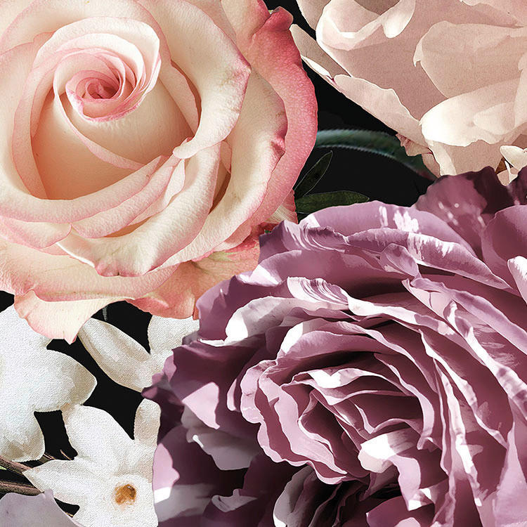 Komar Fototapete Enchanted Flowers D: ca. 125 cm Enchanted Flowers - (125,00cm) - Komar