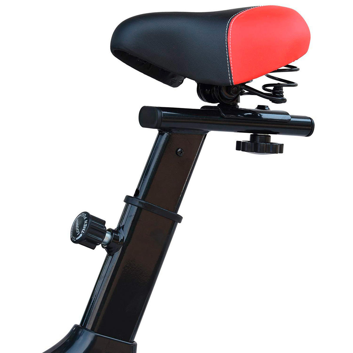 HOMCOM Fitnessfahrrad schwarz Stahl B/H/L: ca. 47x104x102 cm Fitnessfahrrad - schwarz (102,00/47,00/104,00cm) - HOMCOM