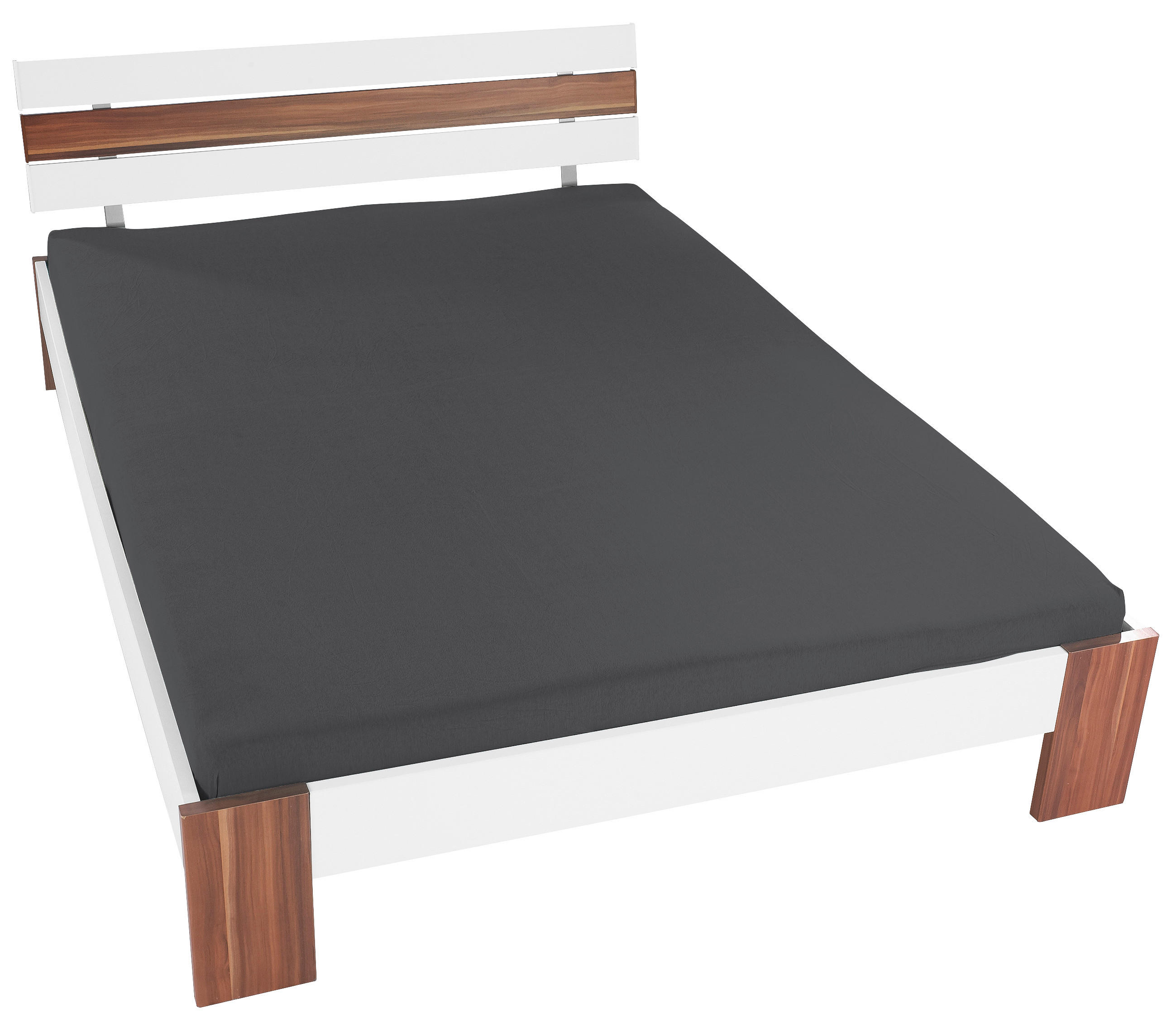 Spannbetttuch Jersey Spannbetttuch_Jersey 180x200cm - anthrazit (180,00/200,00cm) - oh cosy
