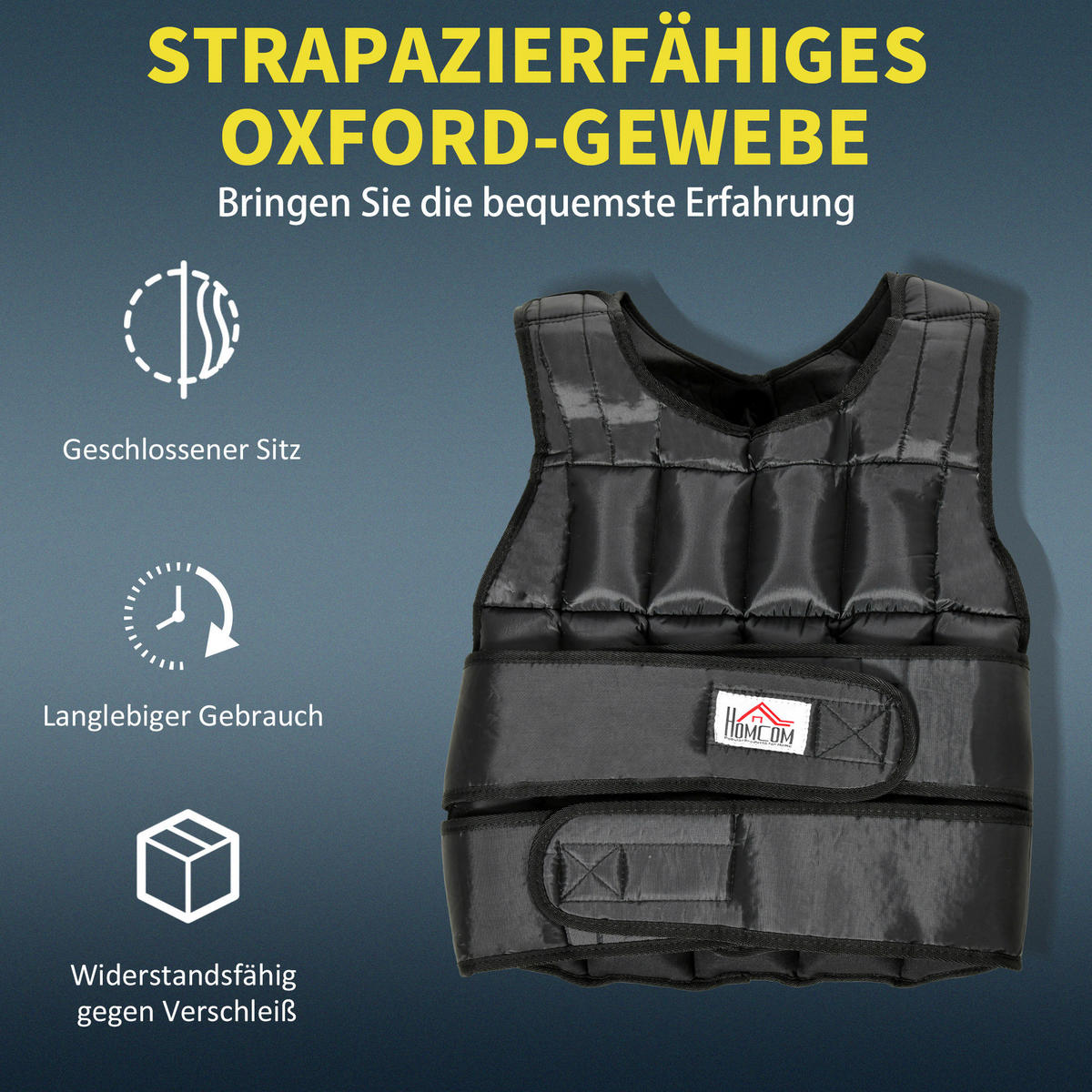 HOMCOM Trainingsweste Trainingsweste - (60,00/50,00/17,00cm) - HOMCOM