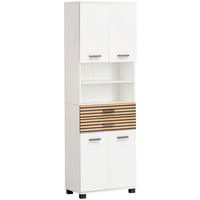 Hochschrank Katta weiß matt B/H/T: ca. 59,8x180,9x32,6 cm Katta - weiß (59,80/180,90/32,60cm) - Schildmeyer
