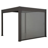 Mirador Sonnenrollo für Pergola Classic und Deluxe anthrazit Aluminium B/H/L: ca. 370,5x236,5x7 cm Classic und Deluxe - anthrazit (7,00/370,50/236,50cm) - Mirador