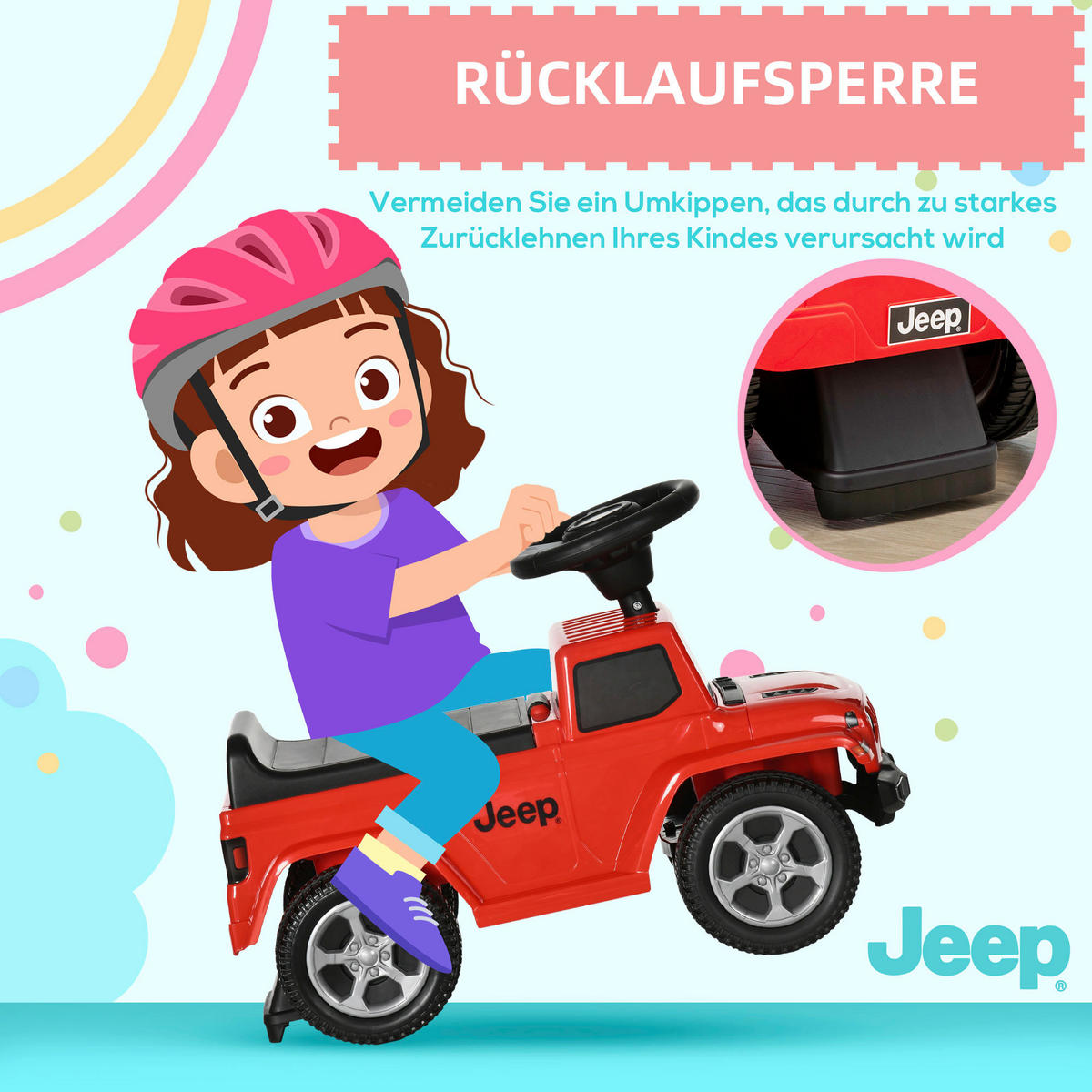 AIYAPLAY Kinder-Rutschauto rot B/H/L: ca. 29x42x63,5 cm Rutschauto - rot (63,50/29,00/42,00cm) - AIYAPLAY