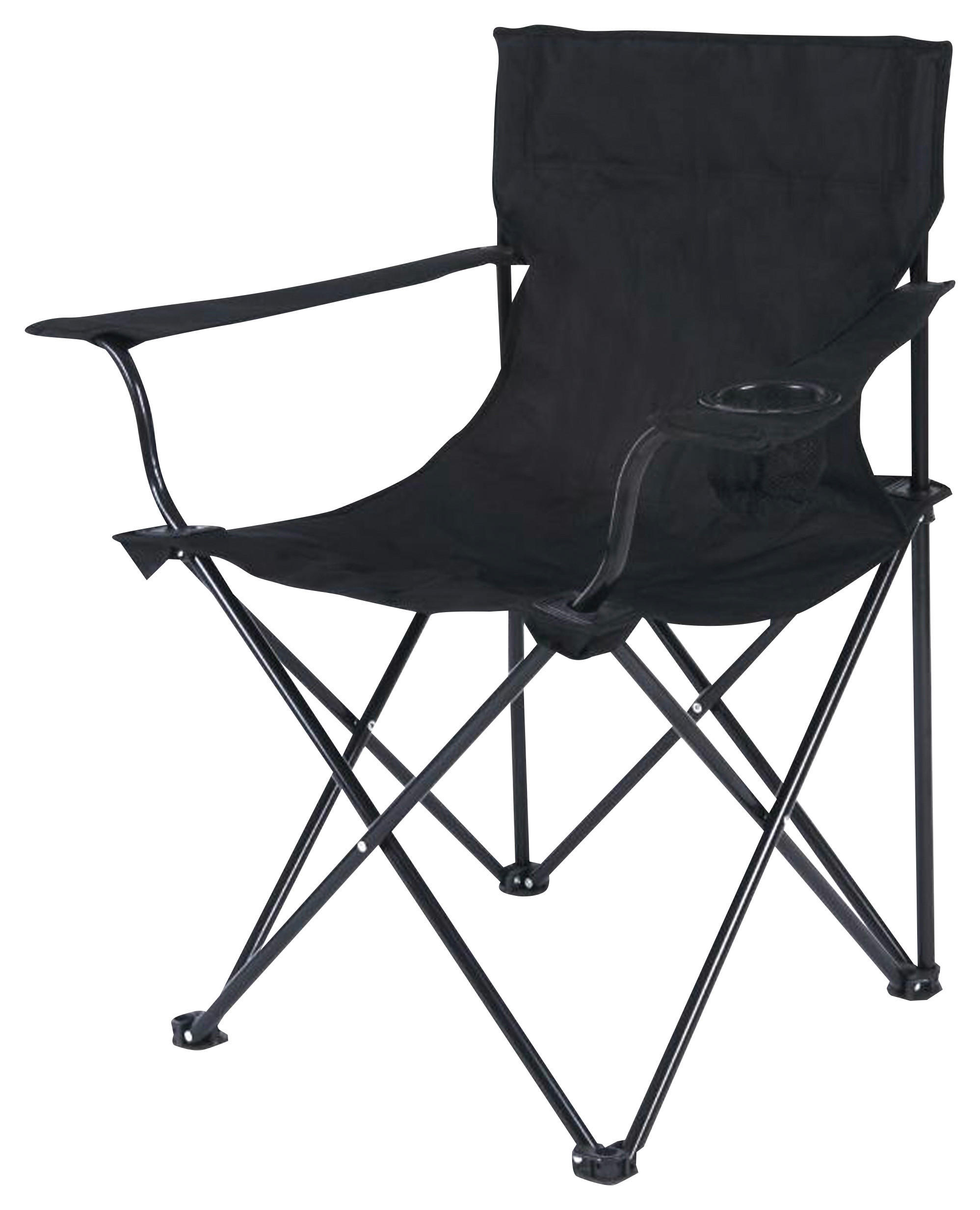 POCOline Campingstuhl anthrazit Metall B/H/L: ca. 51x81x51 cm Campingstuhl - anthrazit (51,00/51,00/81,00cm) - POCOline