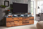TV-Lowboard Mood Old Wood Nachbildung Beton dunkel Optik B/H/T: ca. 180x65x44 cm Mood - (180,00/65,00/44,00cm)