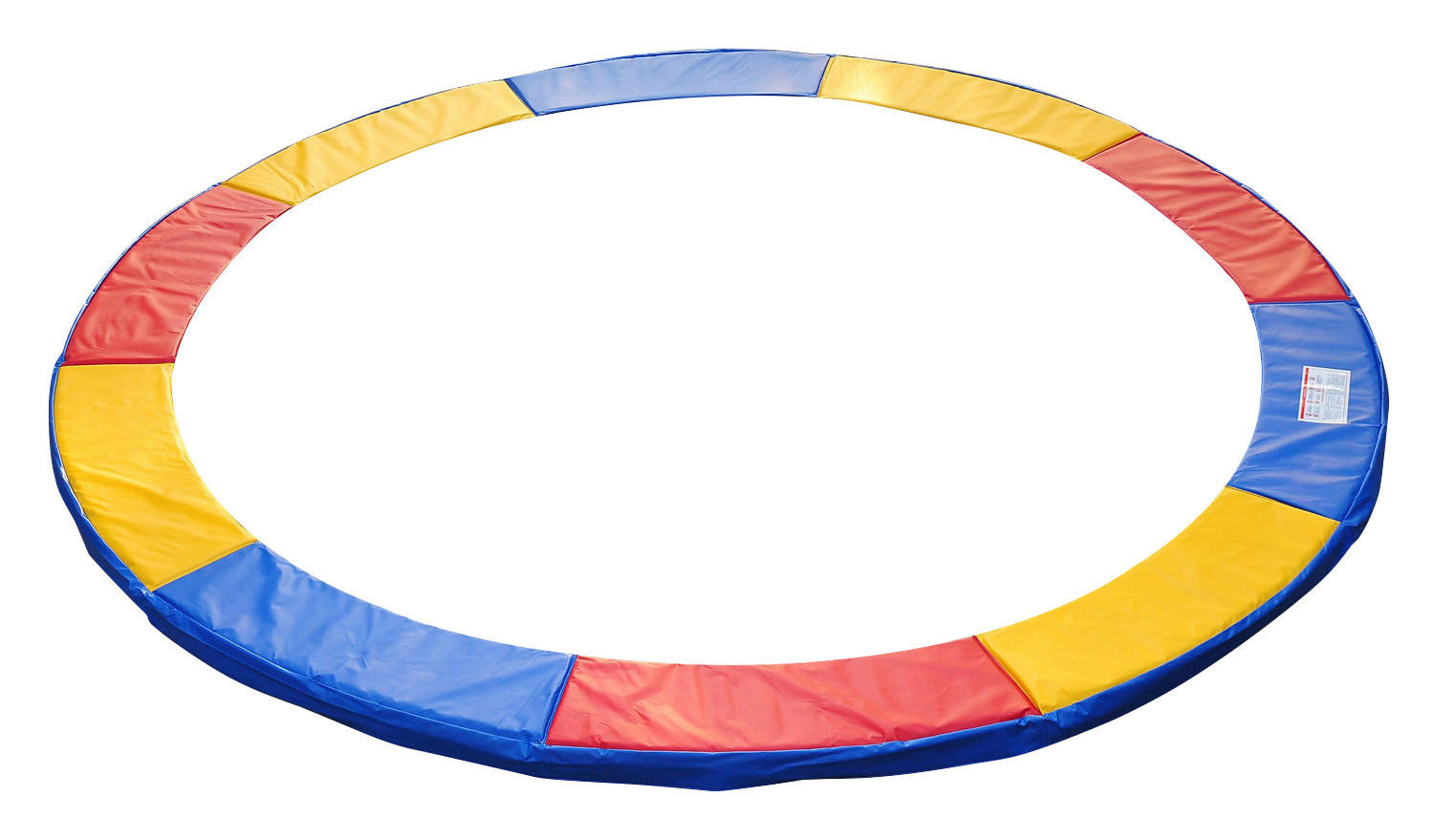 HOMCOM Randabdeckung für Trampoline für Trampoline gelb H/D: ca. 1,5x305 cm für Trampoline - blau/gelb (305,00/1,50cm) - HOMCOM