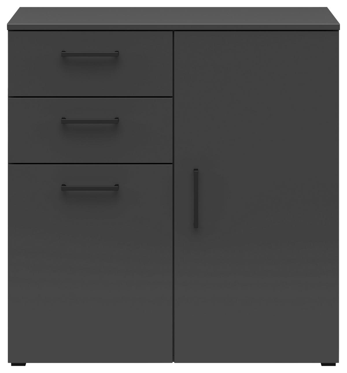 Kommode Multi-Stauraum Typ 26 anthrazit B/H/T: ca. 80x83x40 cm Multi-Stauraum Typ 26 - anthrazit (80,00/83,00/40,00cm)