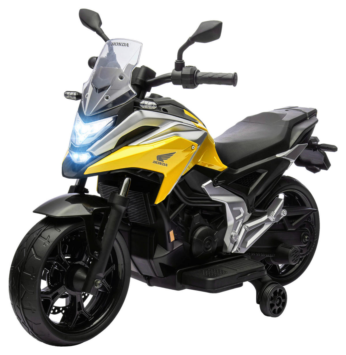 AIYAPLAY Kinder Elektro-Motorrad gelb B/H/L: ca. 46x75x107 cm Kinder_Elektro-Motorrad - gelb (107,00/46,00/75,00cm) - AIYAPLAY