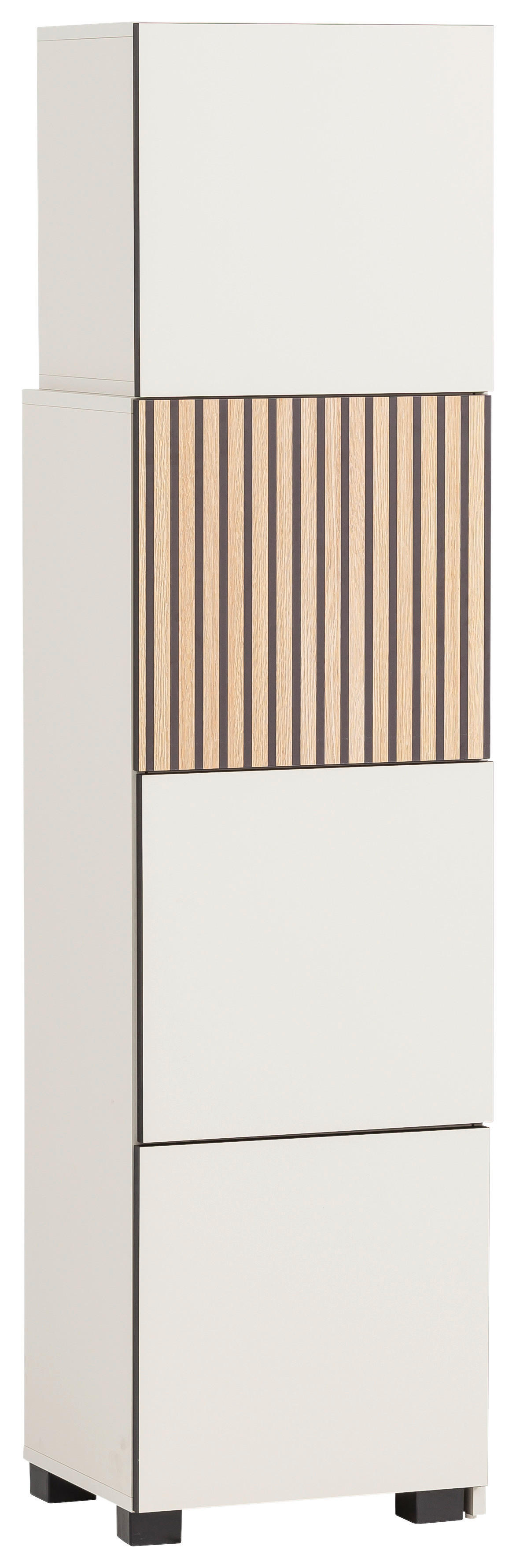Regal Alexa creme beige B/H/T: ca. 76x165,1x33,1 cm Alexa - beige/creme (76,00/165,10/33,10cm) - Möbelpartner