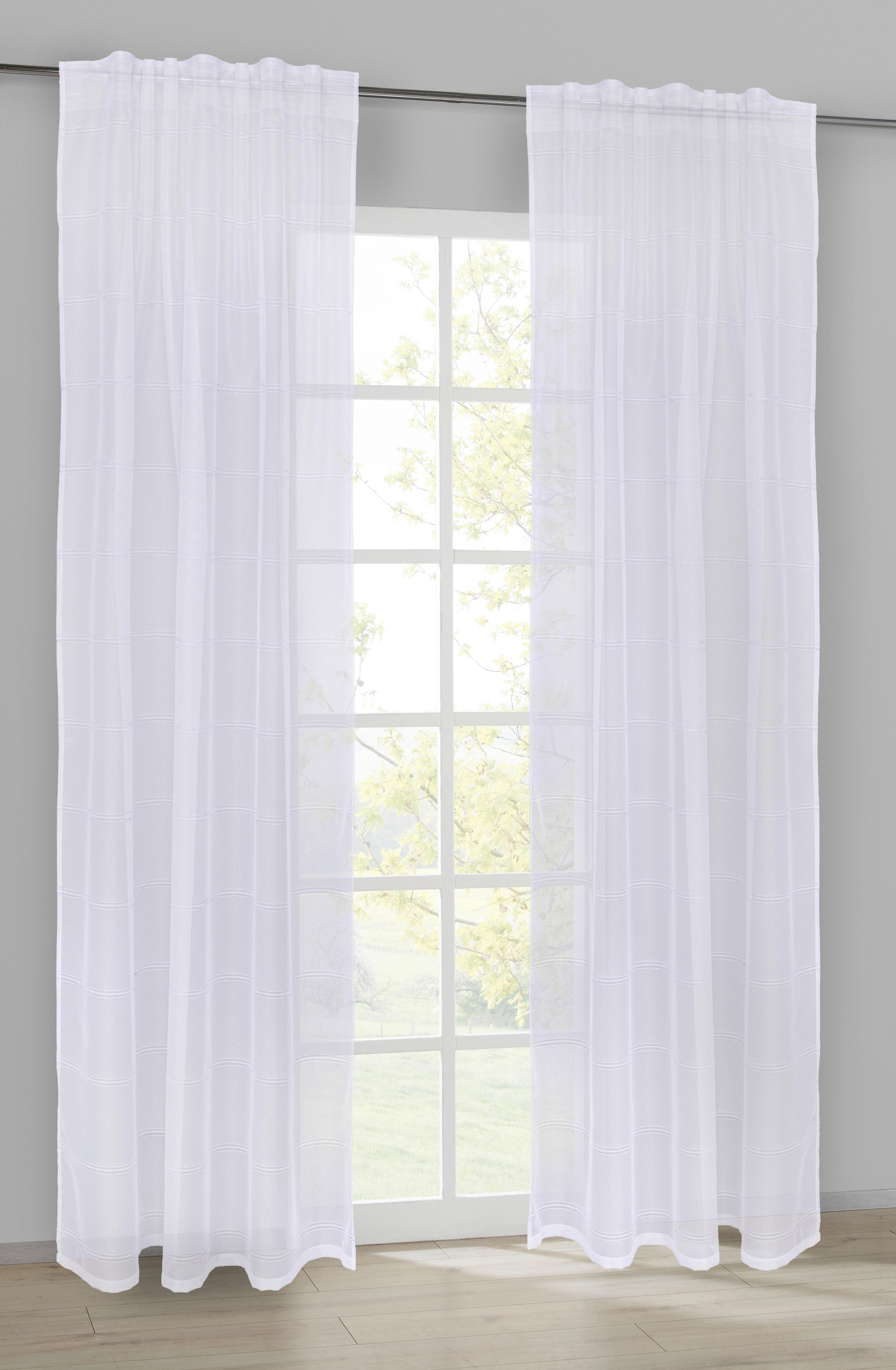 POCOline Kombivorhang Gabi weiß B/L: ca. 140x245 cm Gabi - weiß (140,00/245,00cm) - POCOline