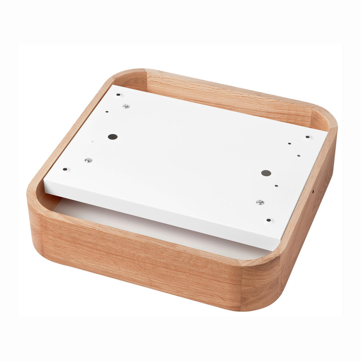 Lamkur Deckenleuchte GASPAR 48871 Eiche Holz Glas Eiche H/L: ca. 8x35 cm E27 2 Brennstellen Gaspar - Eiche (35,00cm) - Lamkur