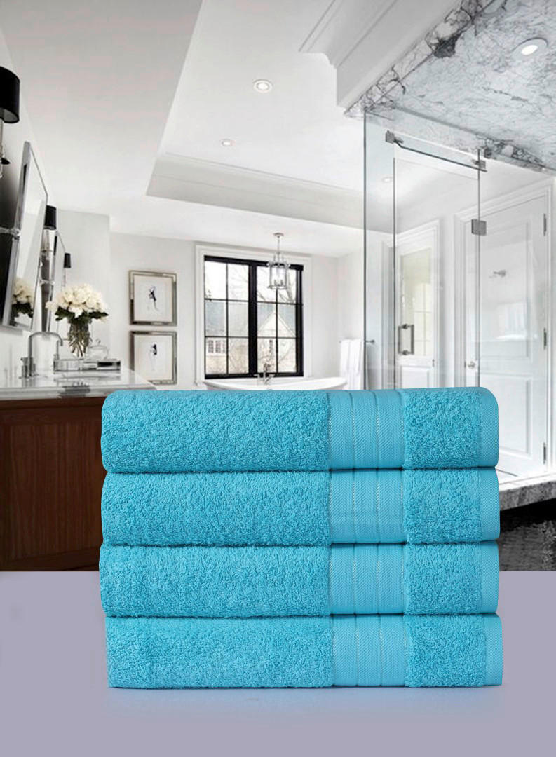 Handtuch 4er-Pack Handtuch_50x100cm_4erPack - aqua (50,00/100,00cm) - Good Morning