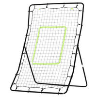 HOMCOM Netzrückprallwand Rebounder schwarz B/H/L: ca. 90x140x80 cm Netzrückprallwand_Rebounder_Tor - schwarz (80,00/90,00/140,00cm) - HOMCOM