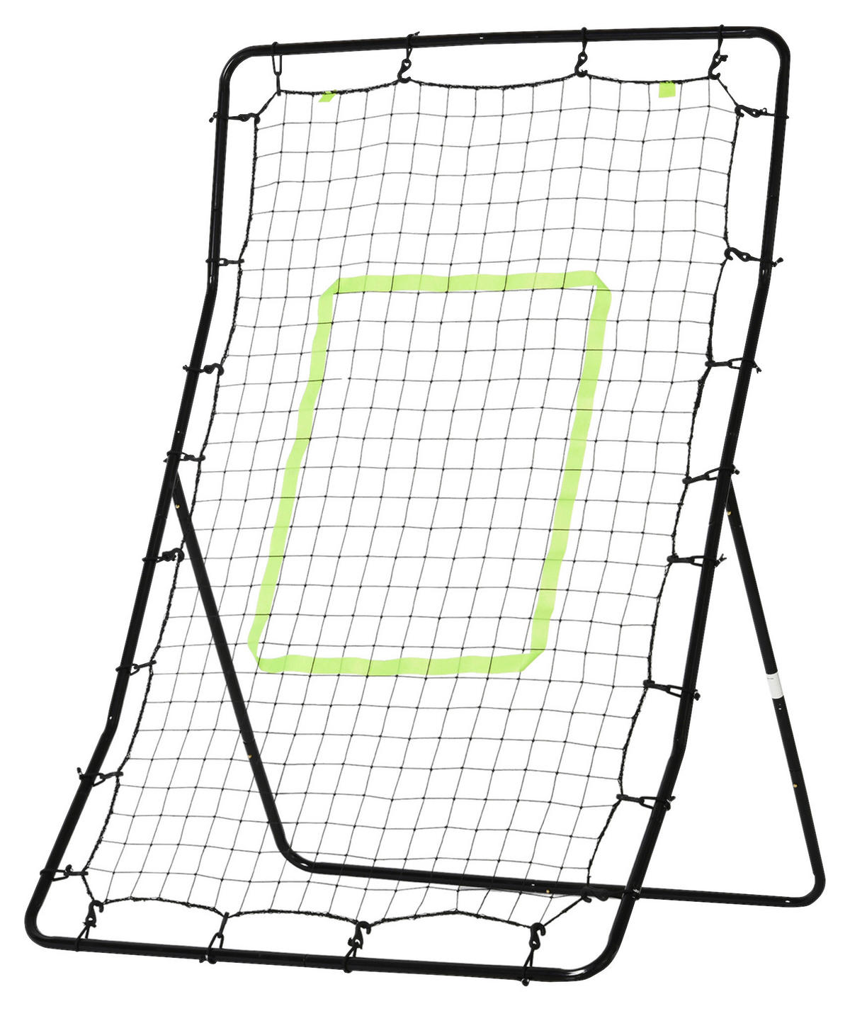 HOMCOM Netzrückprallwand Rebounder schwarz B/H/L: ca. 90x140x80 cm Netzrückprallwand_Rebounder_Tor - schwarz (80,00/90,00/140,00cm) - HOMCOM