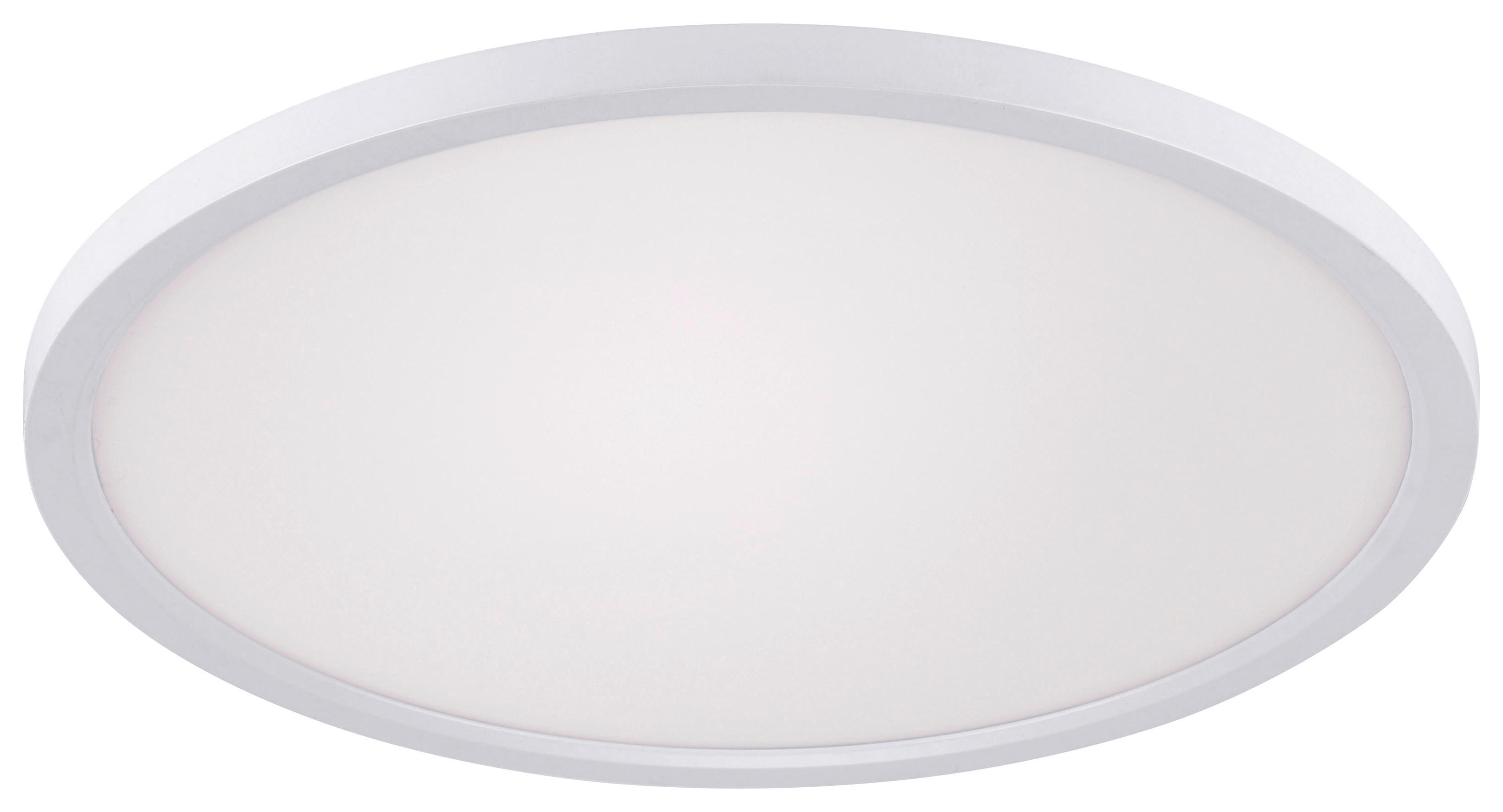 Just Light LED-Deckenpanel FLAT 15571-16 weiß Metall Kunststoff H/D: ca. 4,5x40 cm 1 Brennstellen FLAT - weiß (40,00/4,50cm) - Just Light