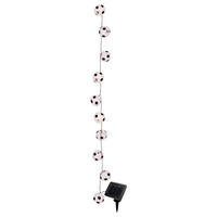 LED-Lichterkette FUßBALL mit LED 5218126 weiß Metall Kunststoff Textil L: ca. 200 cm LED Lichterkette FUßBALL mit LED - weiß (200,00cm) - Näve Leuchten