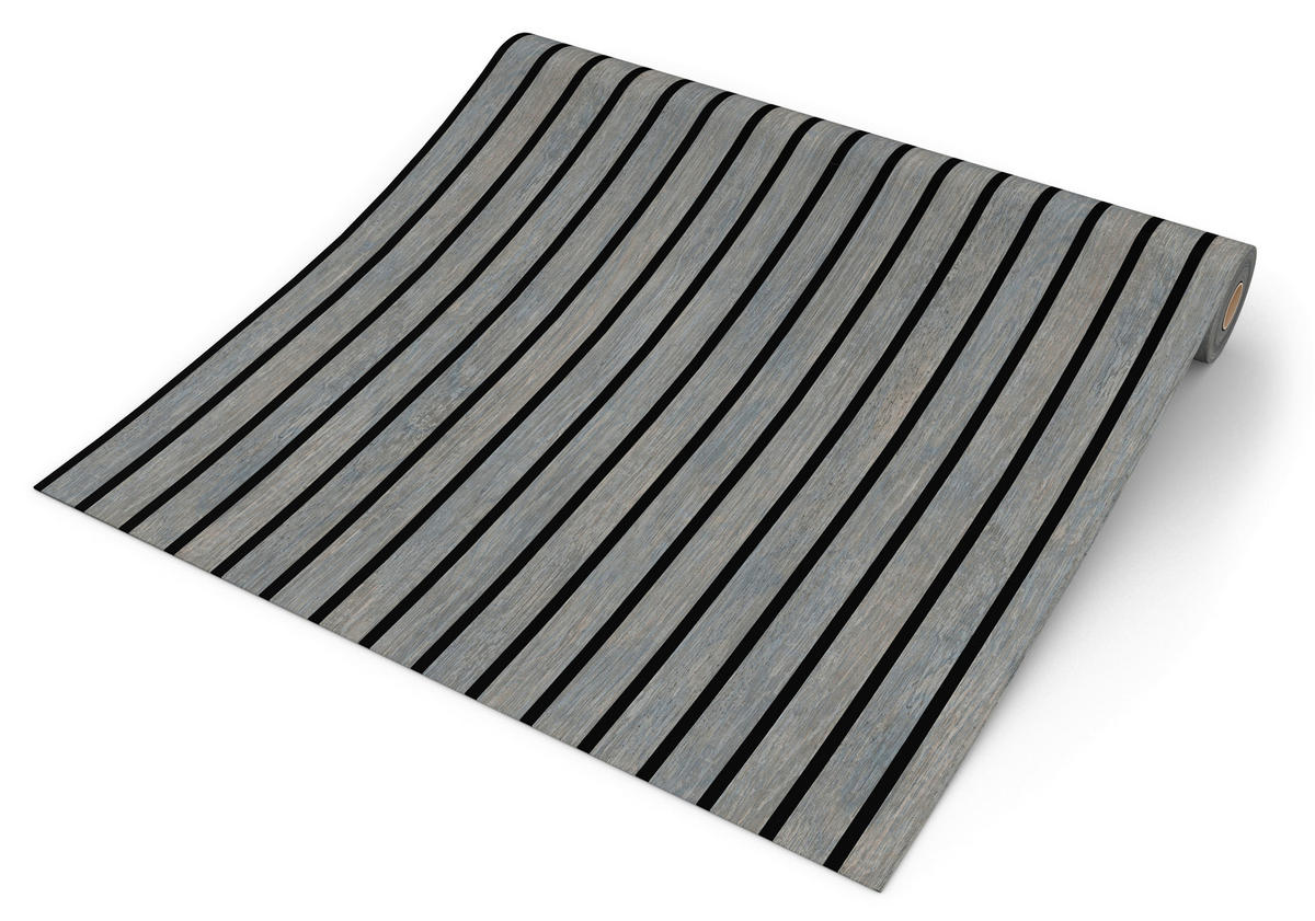 UGEPA Papiertapete Akustikpaneel grau schwarz B/L: ca. 53x1005 cm Papiertapete_M80219 - schwarz/grau (53,00/1005,00cm) - UGEPA