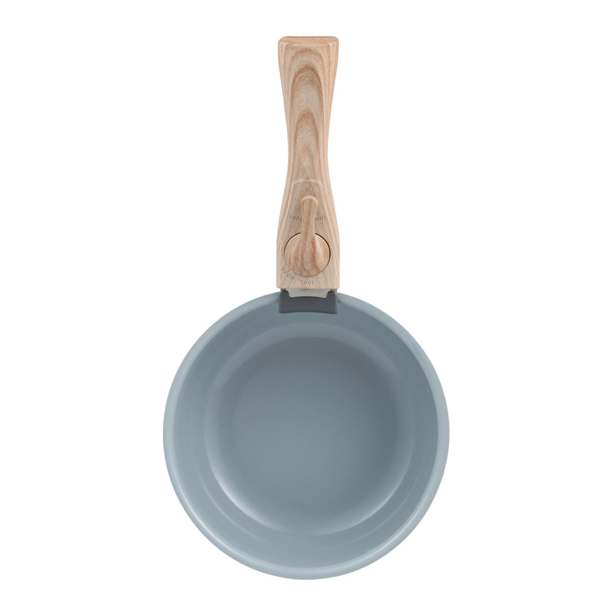 BERGNER Topfset CLICK & COOK silber Aluminium 4 tlg. CLICK & COOK - silber (30,70/30,00/9,60cm) - BERGNER