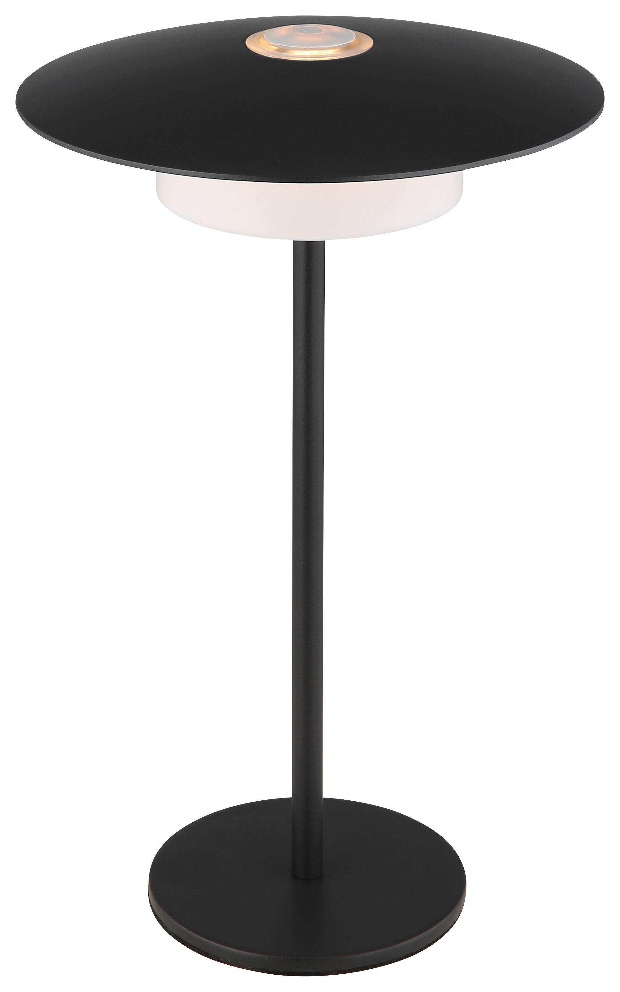 GLOBO LED-Tischleuchte schwarz Metall Kunststoff Aluminium H/D: ca. 30x18 cm KYLER - schwarz (18,00/30,00cm) - GLOBO