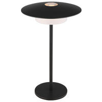 GLOBO LED-Tischleuchte schwarz Metall Kunststoff Aluminium H/D: ca. 30x18 cm KYLER - schwarz (18,00/30,00cm) - GLOBO