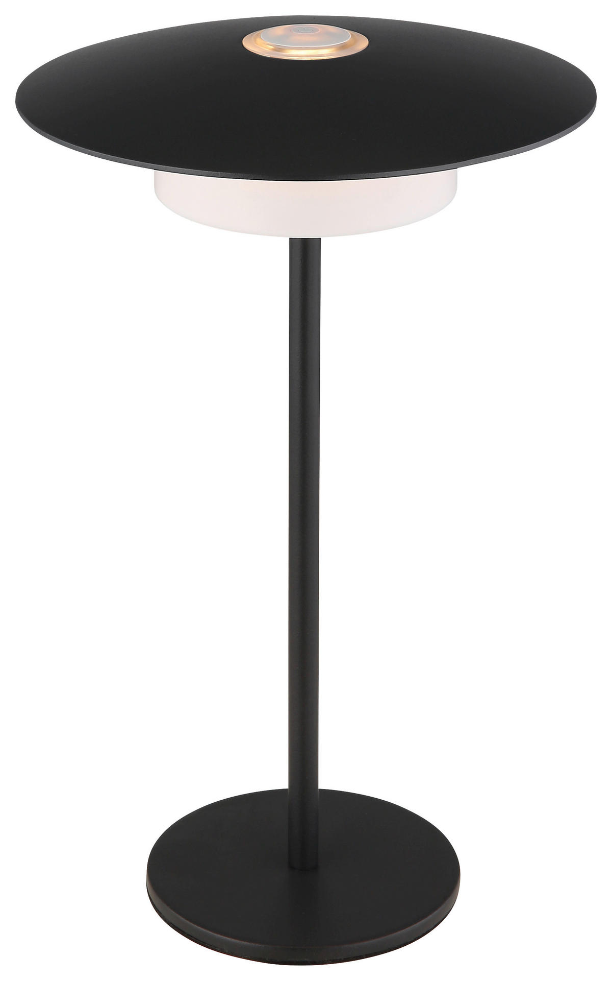 GLOBO LED-Tischleuchte schwarz Metall Kunststoff Aluminium H/D: ca. 30x18 cm KYLER - schwarz (18,00/30,00cm) - GLOBO