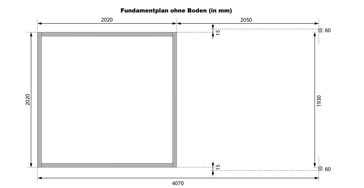 Karibu Gartenhaus Indra 2 anthrazit B/H/T: ca. 206x213x206 cm Indra 2 - anthrazit (206,00/213,00/206,00cm) - Karibu
