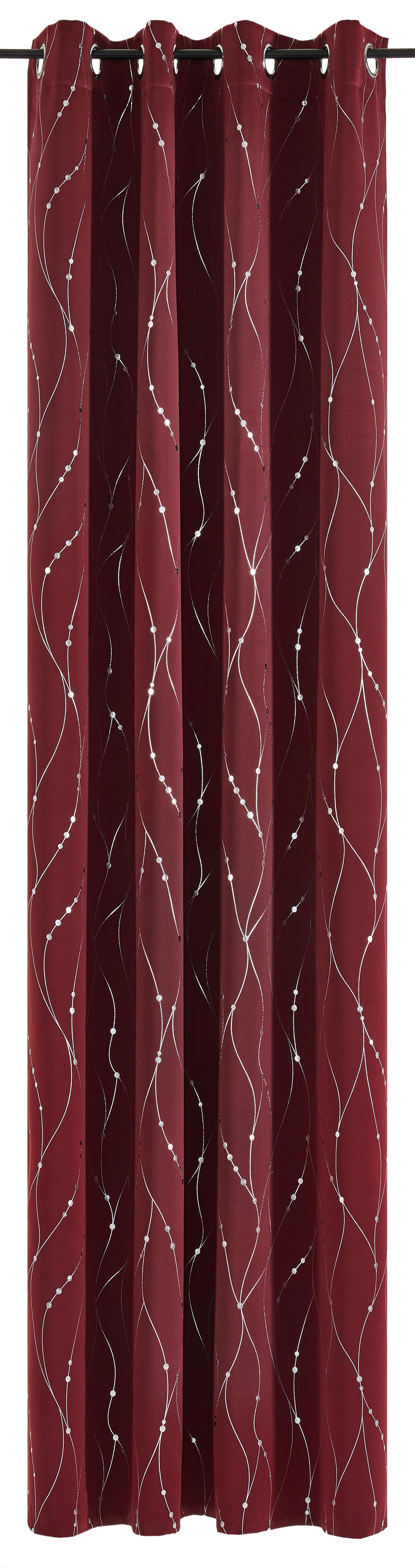 Verdunklungsvorhang Napoli bordeaux B/L: ca. 135x245 cm Napoli - bordeaux (135,00/245,00cm)