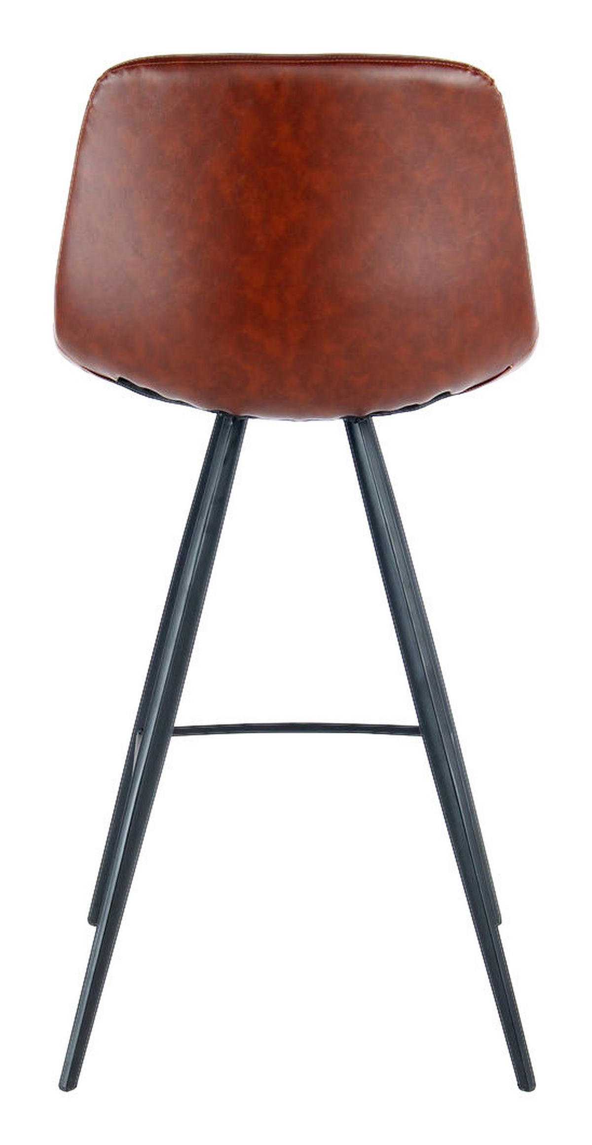 Barhocker Samantha 300 2er dunkelbraun Kunstleder B/H/T: ca. 47,5x102x56,5 cm Samantha 300 2er - dunkelbraun/schwarz (47,50/102,00/56,50cm) - 360 Living