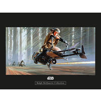 Komar Poster Star Wars Classic RMQ Endor Speeder Star Wars - Intro B/L: ca. 40x30 cm Star Wars Classic RMQ Endor Speeder - (40,00/30,00cm) - Komar