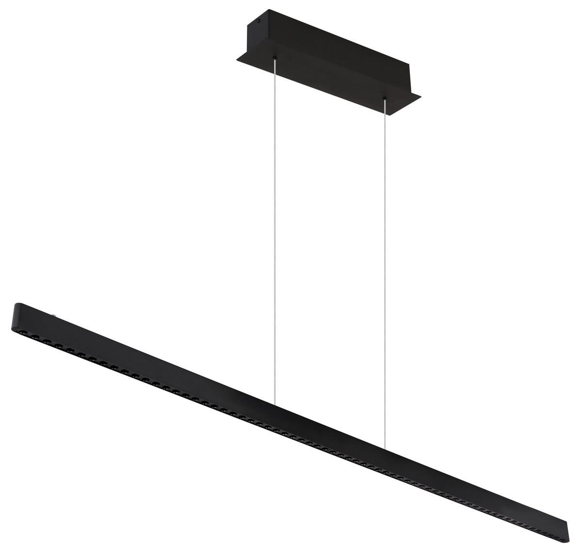 GLOBO Pendelleuchte mattschwarz Aluminium Metall B/H/T: ca. 9x120x120 cm 1.0 Brennstellen 17013HB - mattschwarz (9,00/120,00/120,00cm) - GLOBO