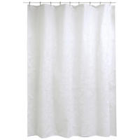 Duschvorhang weiß Textil B/L: ca. 180x200 cm Duschvorhang_Roses - weiß (180,00/200,00cm) - Acus