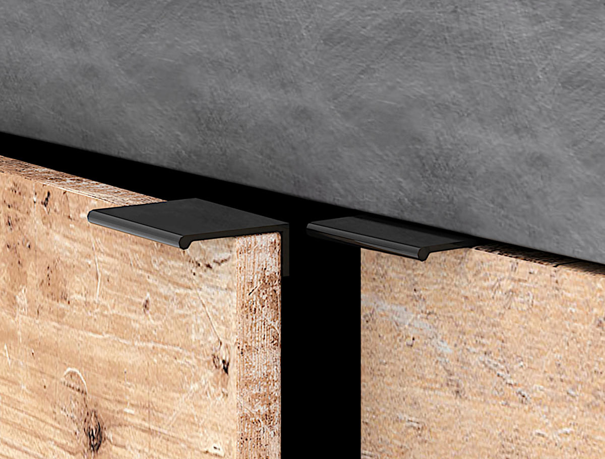 Kommode LUNEA Eiche Marmor Nachbildung Eiche Old Wood hell Nachbildung B/H/T: ca. 180x86x41,7 cm LUNEA - Eiche (180,00/86,00/41,70cm) - WIPMEB
