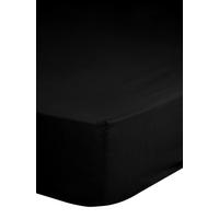 Baumwoll Spannbetttuch Spannbetttuch-Baumwolle 90x220cm - schwarz (90,00/220,00cm) - Good Morning
