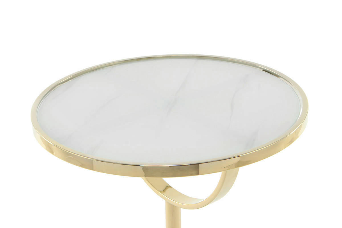 Beistelltisch Rocio 101 weiß B/H/T: ca. 46x46x54 cm Rocio 101 - weiß (46,00/46,00/54,00cm) - 360 Living