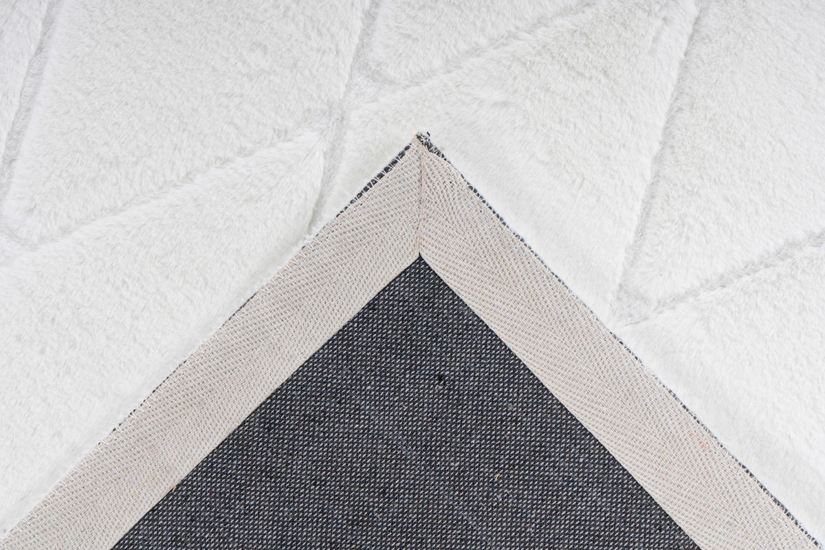 360Living Teppich Vivica weiß B/L: ca. 160x230 cm Vivica - weiß (160,00/230,00cm) - 360Living