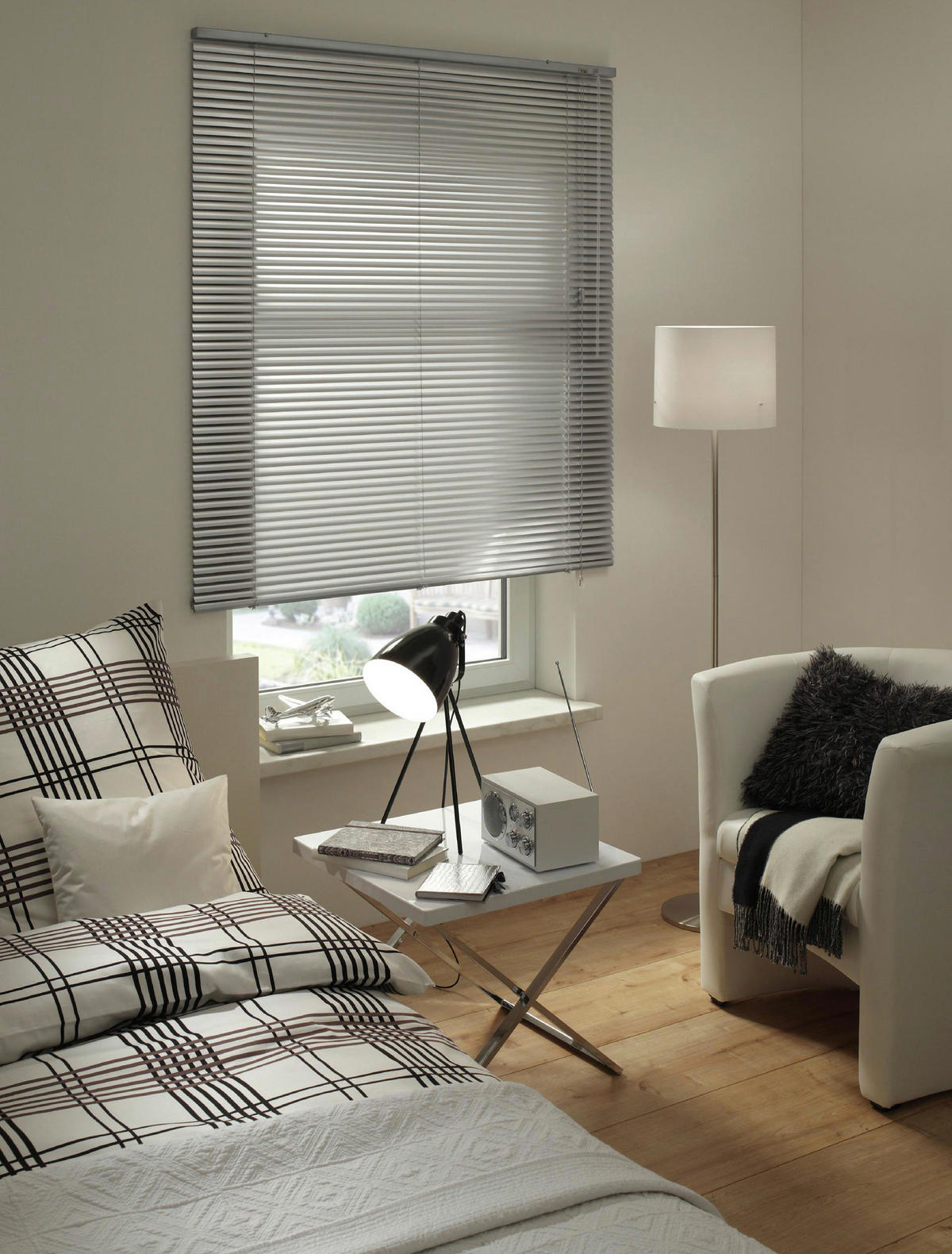 Alu-Jalousie silber B/L: ca. 100x220 cm Alu-Jalousie - silber (100,00/220,00cm)