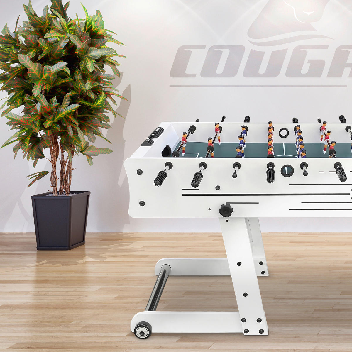 Cougar Kickertisch Scorpion Kick B/H/L: ca. 61x80x122 cm Scorpion Kick - weiß (122,00/61,00/80,00cm) - Cougar