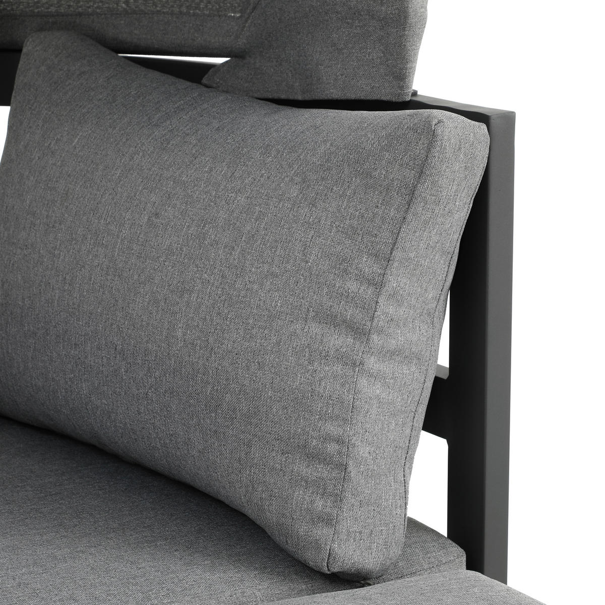 POCOline Gartensitzgruppe Barbados hellgrau Stahl Barbados - hellgrau/grau - POCOline