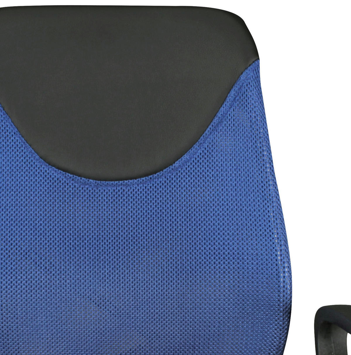 Drehstuhl blau Stoff Kinderschreibtischstuhl TERNI - blau (60,00/101,00/60,00cm) - Amstyle