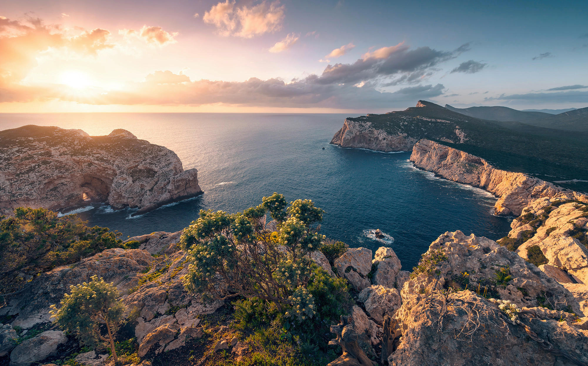 Komar Fototapete Mediterranes Spektakel B/L: ca. 450x280 cm günstig online kaufen