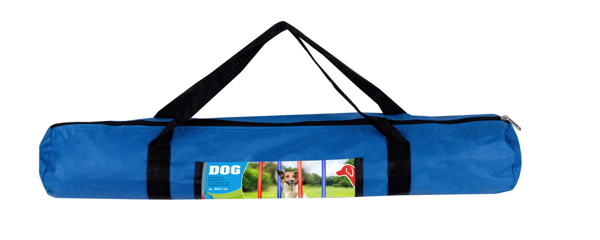 Pet Toys Agility Slalomset blau Kunststoff Agility_Slalomset - blau/rot - Pet Toys