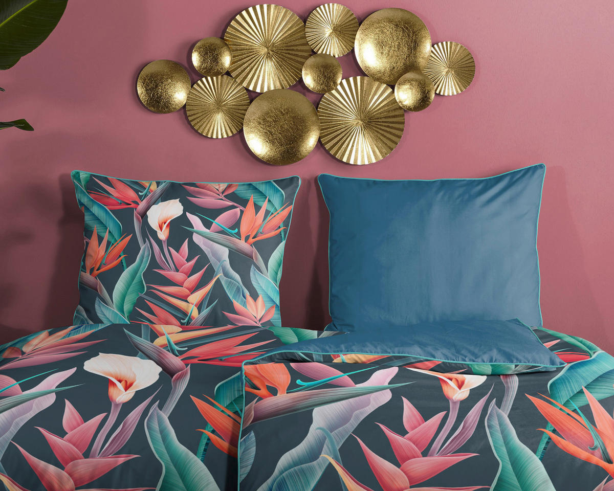 Baumwoll Bettwäsche Chloe Satin Chloe - Multi (135,00/200,00cm) - Descanso