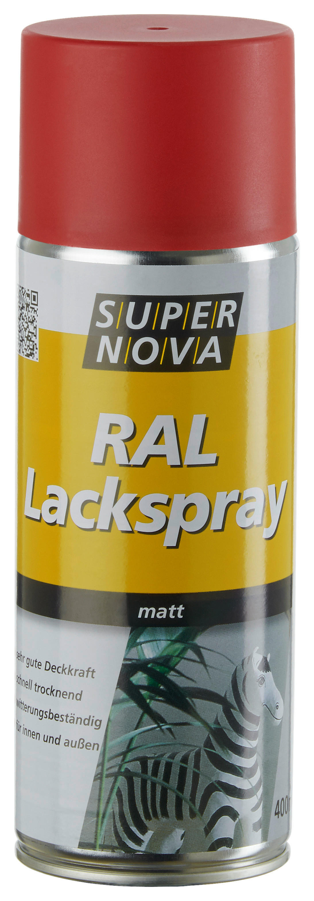 Super-Nova Lackspray feuerrot matt ca. 0,4 l Lackspray 400ml - feuerrot (400ml)