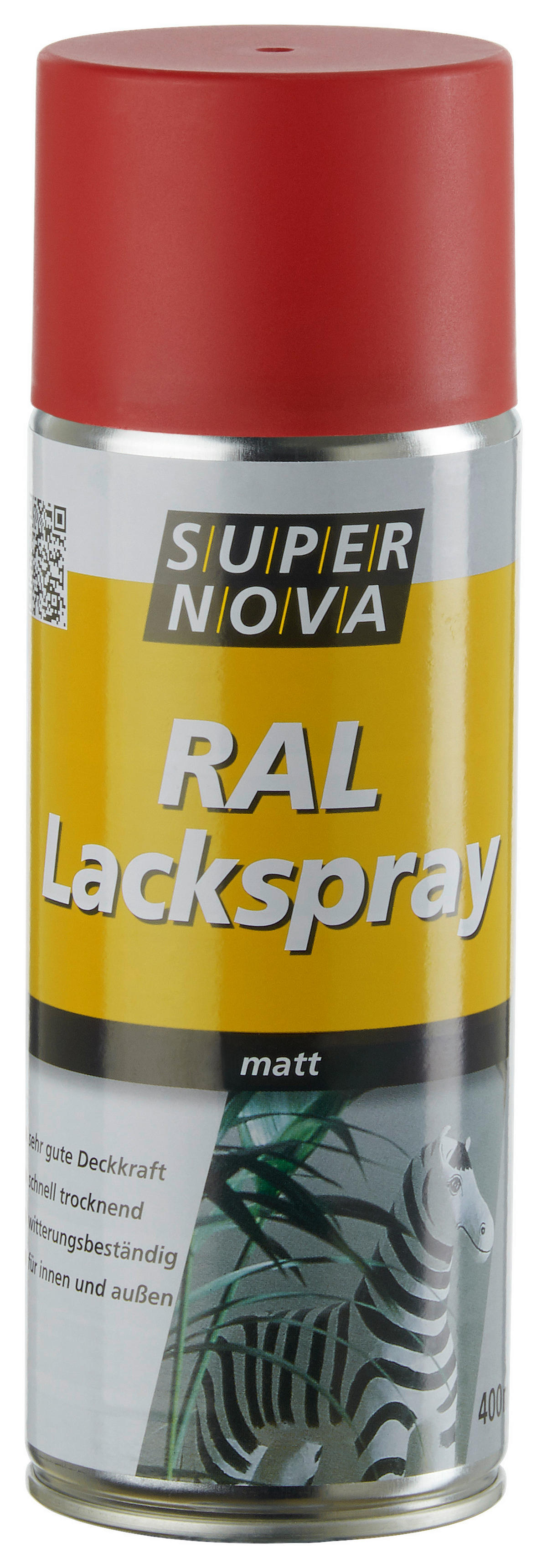 Super-Nova Lackspray feuerrot matt ca. 0,4 l Lackspray 400ml - feuerrot (400ml) - Super-Nova
