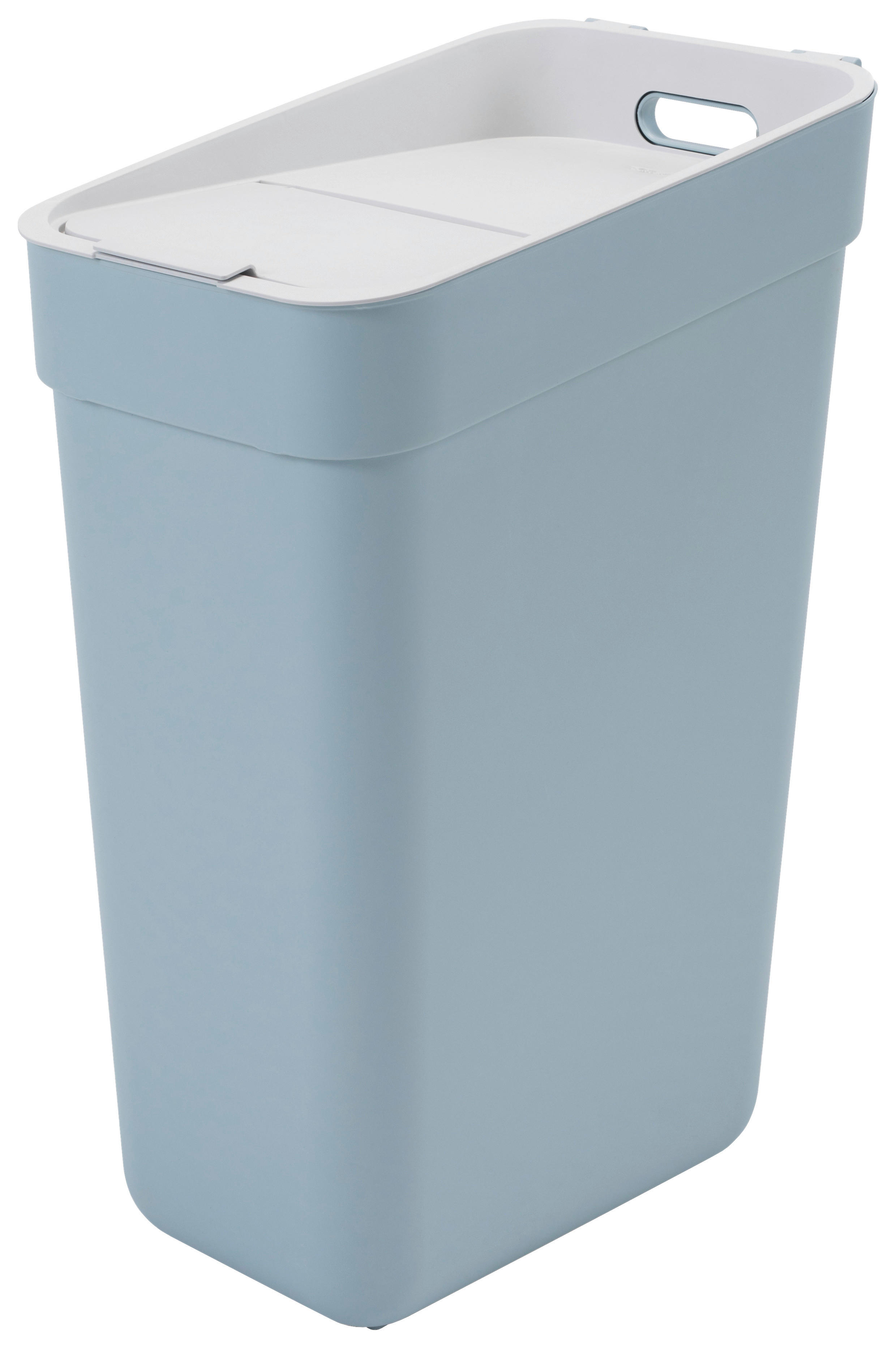 Curver Abfalleimer blau B/H/L: ca. 24,6x55,1x36,7 cm Abfalleimer_ca.30l - blau (36,70/24,60/55,10cm) - Curver